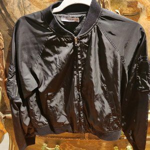 CARMAR Denim black Bomber Jacket Size M